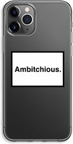 Case Company® - Hoesje geschikt voor iPhone 11 Pro Max hoesje - Ambitchious - Soft Cover Telefoonhoesje - Bescherming aan alle Kanten en Schermrand