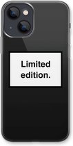 Case Company® - Hoesje geschikt voor iPhone 13 hoesje - Limited edition - Soft Cover Telefoonhoesje - Bescherming aan alle Kanten en Schermrand