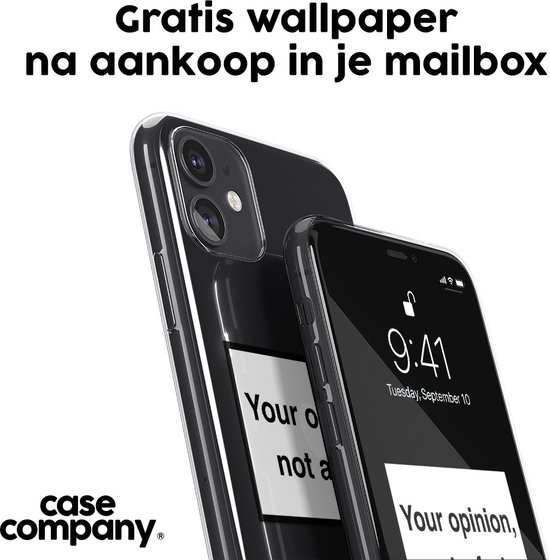 Case Company® - Coque Samsung Galaxy A21s - Votre avis - Coque souple pour téléphone - Protection sur tous les côtés et bord d'écran