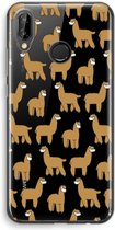 Case Company® - Hoesje geschikt voor Huawei P20 Lite hoesje - Alpacas - Soft Cover Telefoonhoesje - Bescherming aan alle Kanten en Schermrand