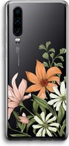 Case Company® - Hoesje geschikt voor Huawei P30 hoesje - Floral bouquet - Soft Cover Telefoonhoesje - Bescherming aan alle Kanten en Schermrand