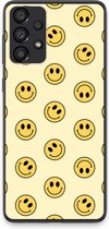 Case Company® - Hoesje geschikt voor Samsung Galaxy A33 5G hoesje - Smiley N°2 - Soft Cover Telefoonhoesje - Bescherming aan alle Kanten en Schermrand