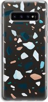 Case Company® - Hoesje geschikt voor Samsung Galaxy S10 4G hoesje - Terrazzo N°13 - Soft Cover Telefoonhoesje - Bescherming aan alle Kanten en Schermrand