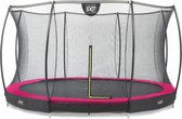 EXIT Silhouette inground trampoline rond ø305cm - roze