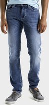 camel active Slim Fit Organic Cotton-Mix Jeans - Maat menswear-40/30 - Blauw