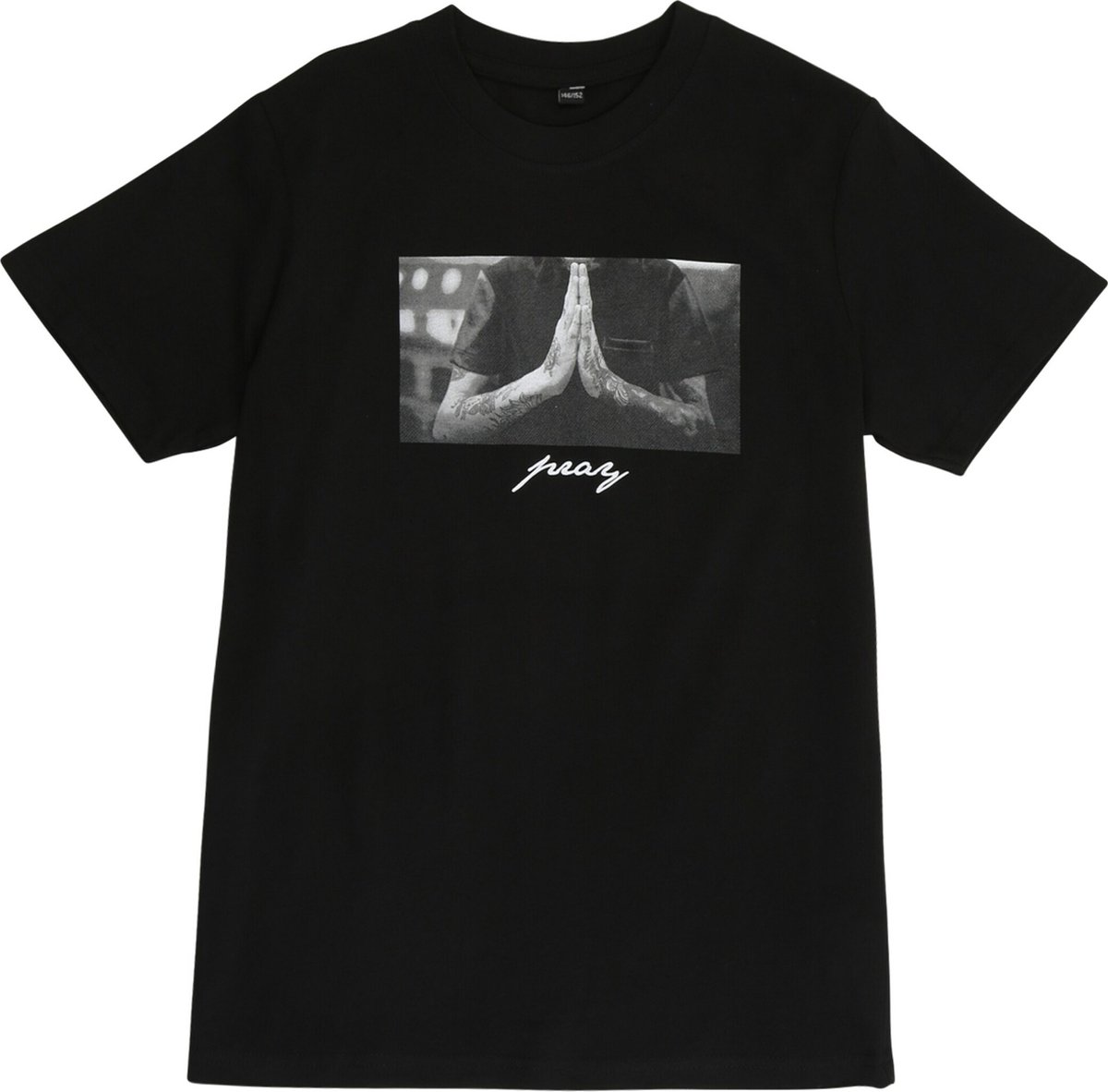 Urban Classics Pray Kinder T-shirt Kids 158/164 Zwart