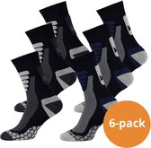 Xtreme Sockswear Wandelsokken - 6 paar wandel sokken - Multi Blue - Maat 42/45