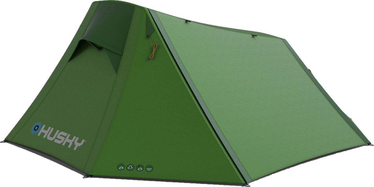 Husky Outdoor Extreme Light Brunel 2 - lichtgewicht tent - 2 persoons - Groen
