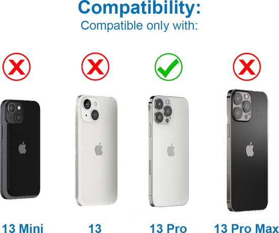 Caméra arrière à lentille en Glas MMOBIEL pour iPhone 13 Pro / 13 Pro Max - Pince à Brucelles et chiffon inclus