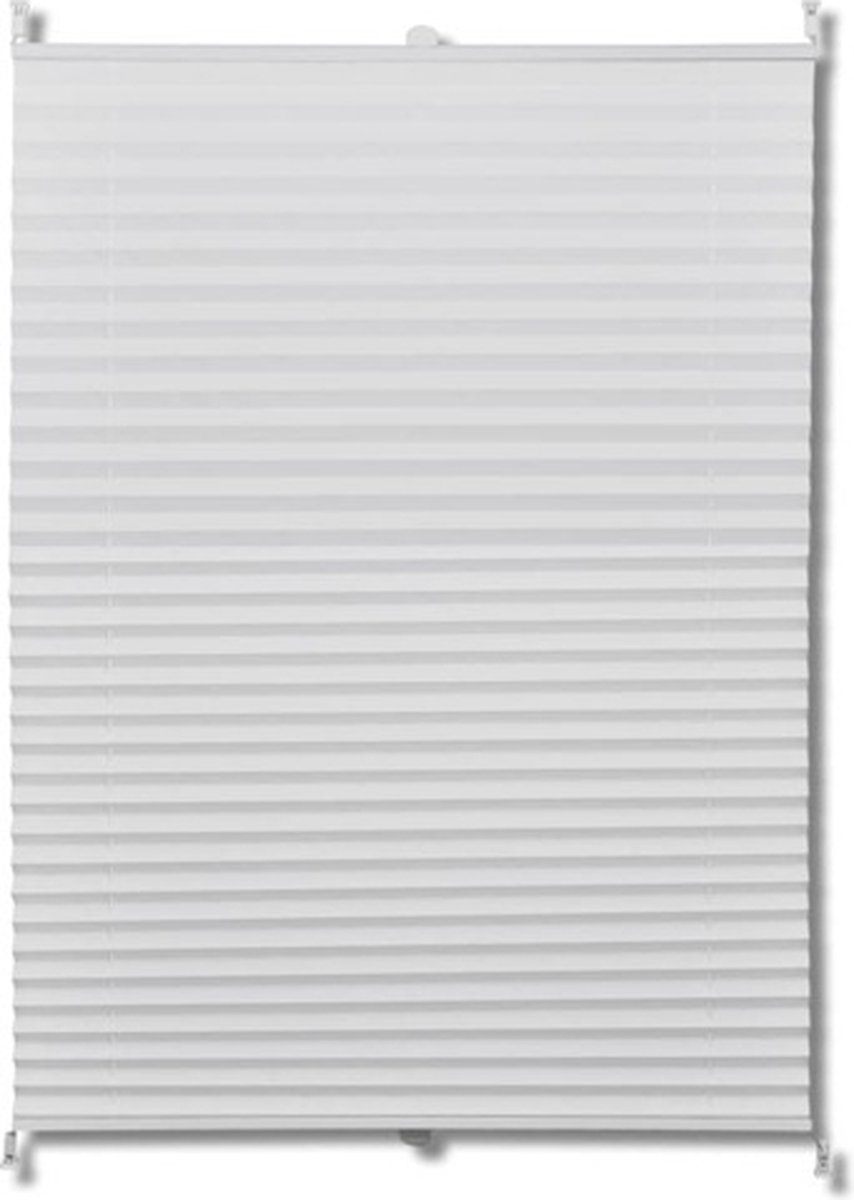 vidaXL Plisséjaloezie 70x150 cm wit