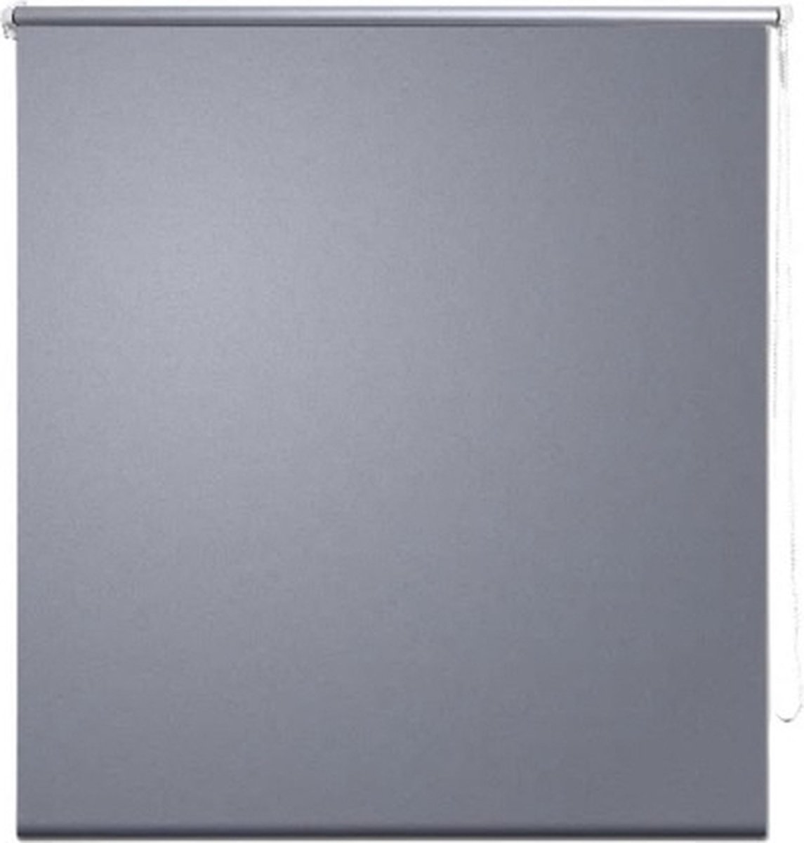 vidaXL Rolgordijn verduisterend 140 x 175 cm grijs