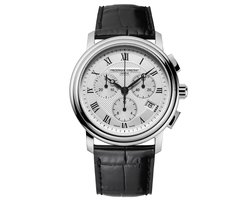 Frédérique Constant Classics FC-292MC4P6 Horloge - Leer - Zwart - Ø 40 mm