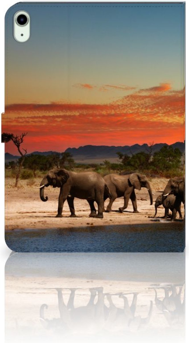 iPad Air (2020/2022) 10.9 inch Flip Case Olifanten