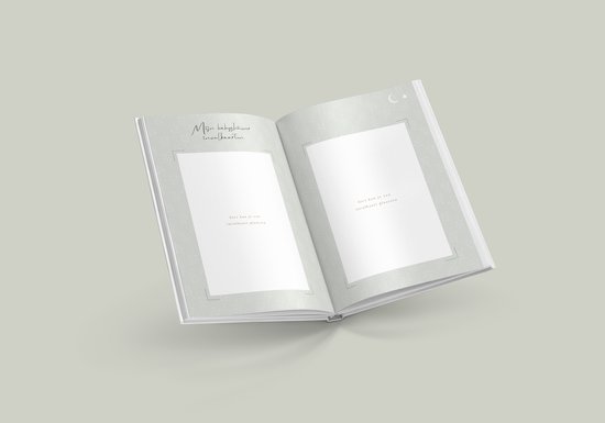 Maan Amsterdam Babyshower boek - Eclipse - incl 30 babyshower invulkaarten om in te plakken