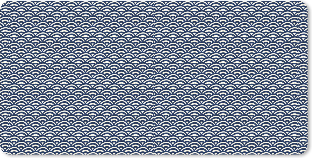 Muismat XXL 100x50 cm - Bureau onderlegger - Bureau mat Japan - Boog - Patronen - Bureaumat - Gaming mousepad xl - Bureaulegger groot - Computer deskmat
