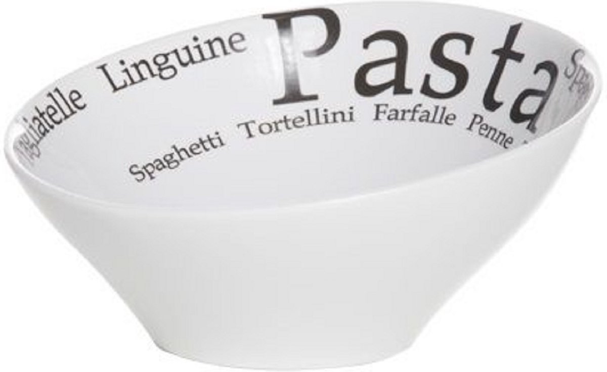 Cosy & Trendy Diep Bord Trinity Wit - Ø 19 cm Porselein - Vaatwasser- & Magnetronbestendig