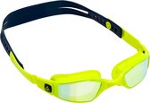 Aquasphere Ninja - Zwembril - Volwassenen - Yellow Titanium Mirrored Lens - Geel/Blauw