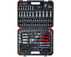 Gedore RED R45603172 172-delige Dopsleutelset 1/4” + 3/8” + 1/2"