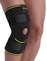 Novamed Kniebrace met Scharnieren - Verstelbare Knieband - Kniebandage - Maximale Ondersteuning - Compressiebrace Knie - Zwart - Maat XXL