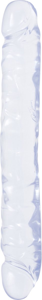 Goedkoopste Doc Johnson Crystal Jellies dubbele dildo Jr. Double Dong transparant - 30,23 cm