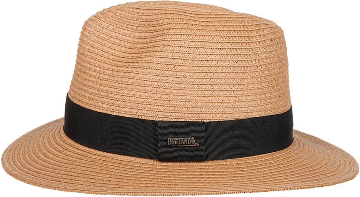 Hatland - UV-Fedora hoed voor volwassenen - Sim - Beige - maat 59CM