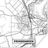 Affiche - Prinsenbeek - Plan de ville - Plan - 30x30 cm