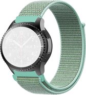 Bracelet en nylon (vert menthe), adapté pour Samsung Galaxy Watch 46mm, Watch 3 (45mm), Gear S3 Frontier, Gear S3 Classic