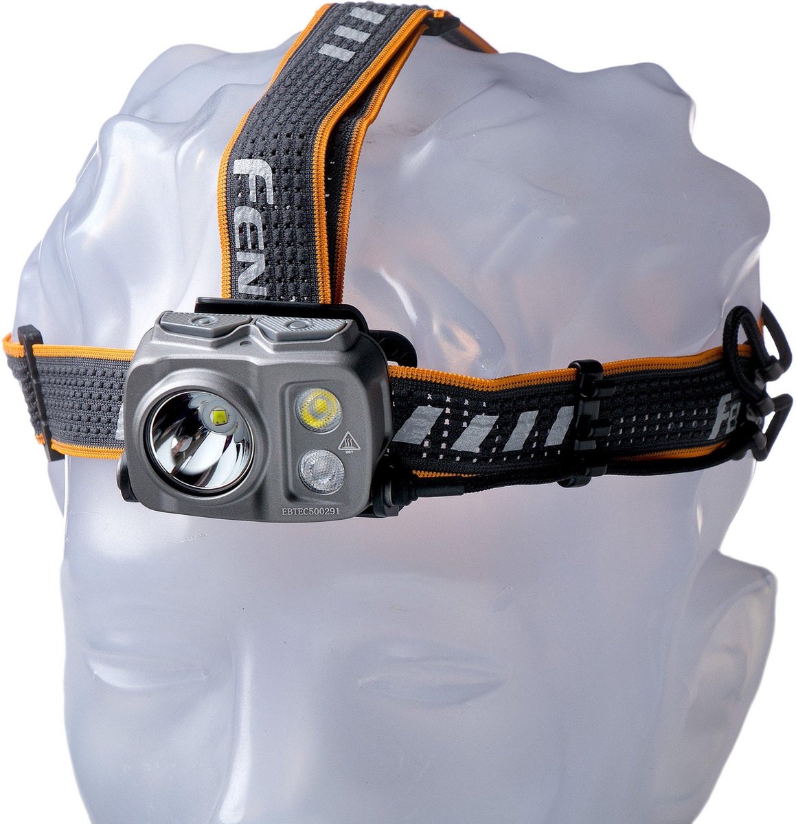 Fenix HP16R Hoofdlamp FEHP16R Oplaadbare Hoofdlamp voor Wandelen, 1250 Lumen, Aluminium