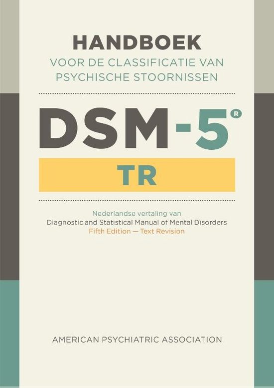 aantal Onzin Panter DSM-5-TR | 9789024447503 | American Psychiatric Association | Boeken | bol .com