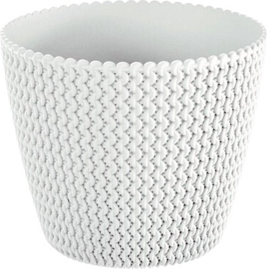 Vaso per piante e fiori Sandy PROSPERPLAST in polipropilene antracite H