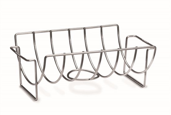 RVS sparerib- en braadstukhouder van rvs — afbeelding 4