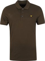Lyle and Scott - Polo Olive -  - Heren Poloshirt Maat L