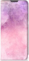 Jolie coque de téléphone OnePlus 10 Pro Bookcase , peinture Pink violet