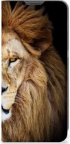 Stand Case OnePlus 10 Pro Smart Cover Hoesje Leeuw