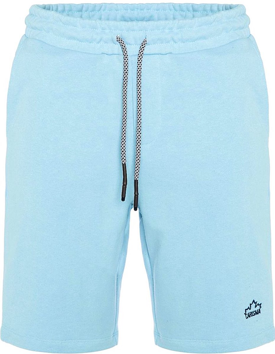 Carisma Korte Joggingbroek Heren Blauw Met Sluitkoorden - S