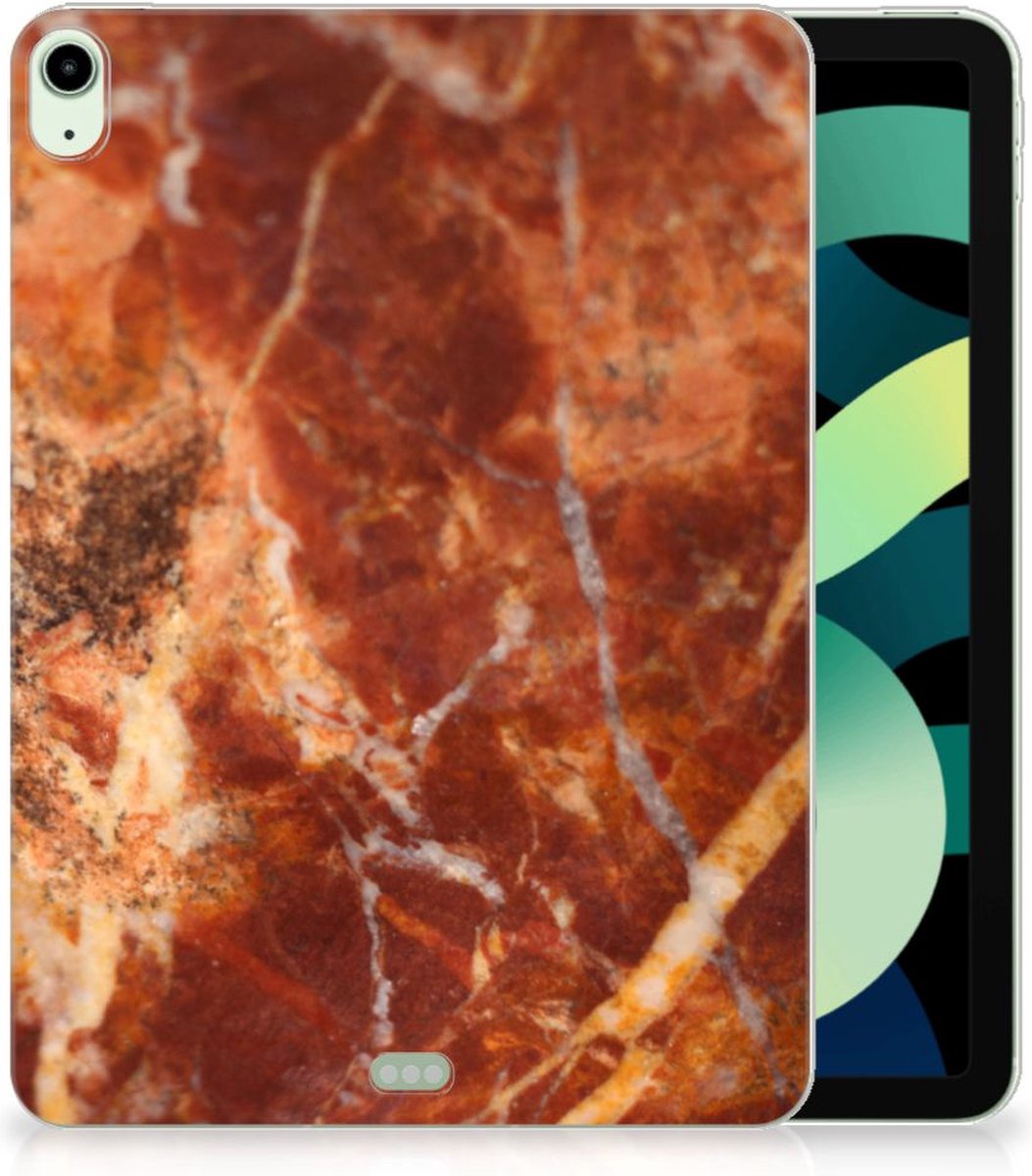 iPad Air (2020/2022) 10.9 inch Tablet Back Cover Marmer Bruin