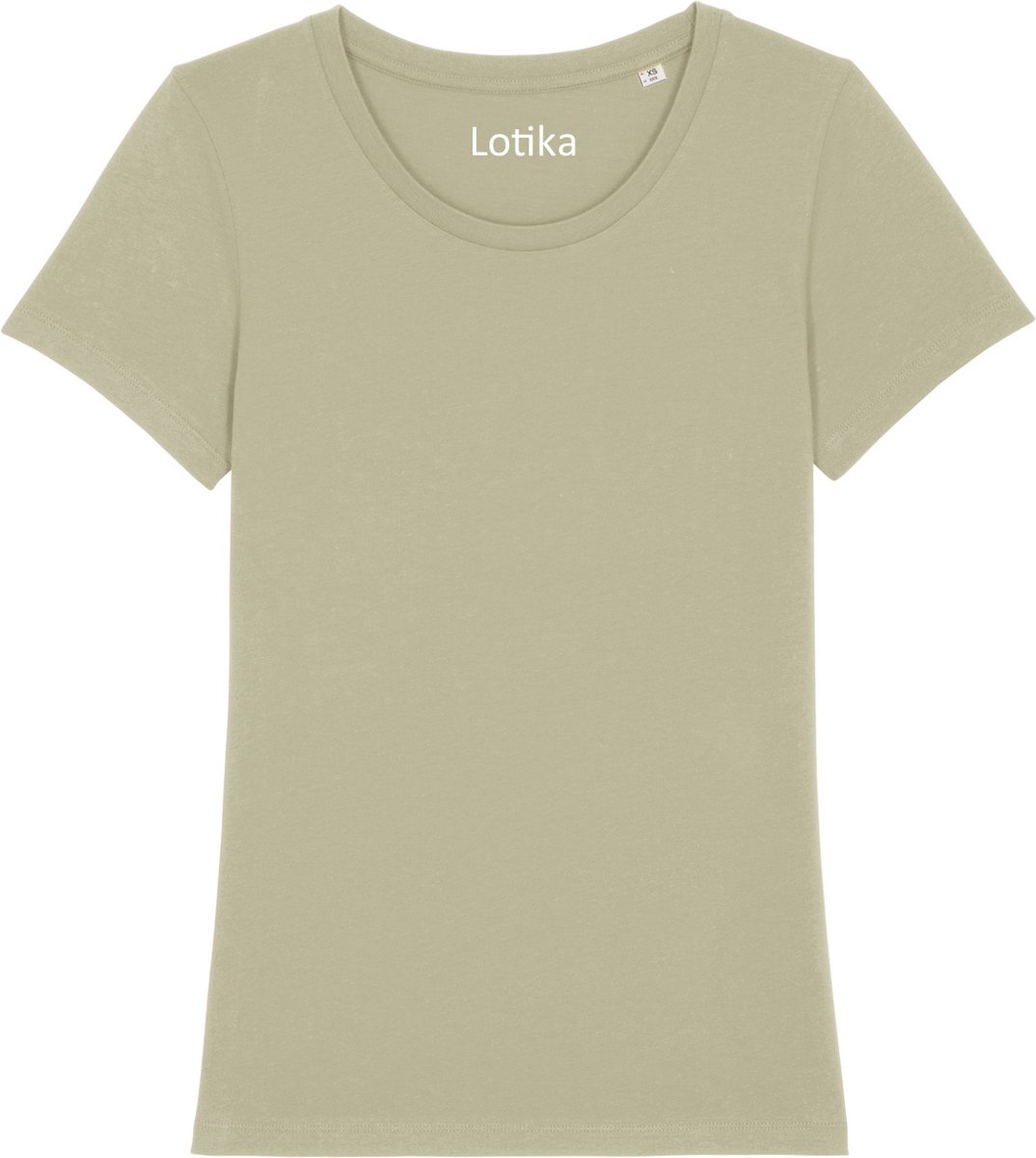 Lotika Yara T-shirt dames biologisch katoen - sage