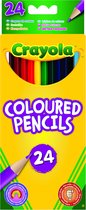 Crayola - 24 Kleurpotloden - Sterke potloodstiften - Heldere kleuren