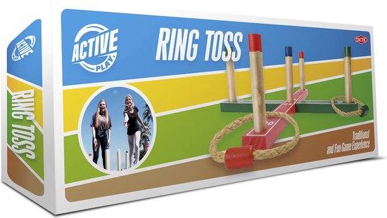 Tactic Ringwerpen Junior 42,5 X 11,5 X 5 Cm Hout Bruin