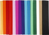 Creotime Crêpepapier 250 X 50 Cm 15 Stuks Multicolor