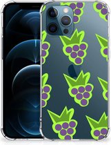 Case iPhone 12 | 12 Pro GSM Hoesje met doorzichtige rand Druiven