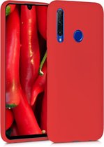 kwmobile telefoonhoesje voor Honor 20 Lite - Hoesje voor smartphone - Back cover in donkerrood