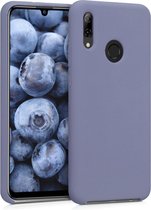 kwmobile telefoonhoesje voor Huawei P Smart (2019) - Hoesje met siliconen coating - Smartphone case in lavendelgrijs