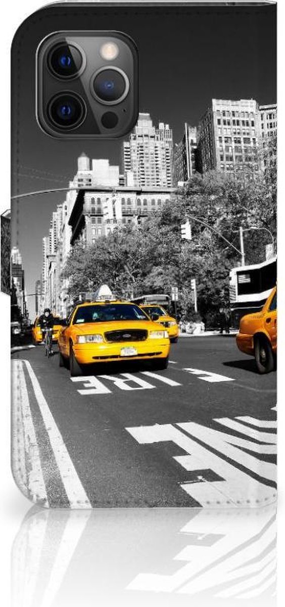 Apple iPhone 12 Pro Max Flip Cover New York Taxi