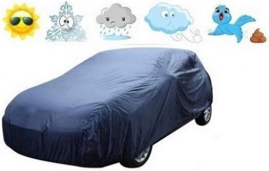 Bavepa Autohoes Blauw Geventileerd Geschikt Voor Volkswagen Touran 2015- (5-Personen)