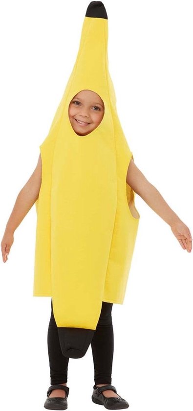 FUNIDELIA Bananen Kostuum voor Kinderen - Maat: 122 - 152 cm