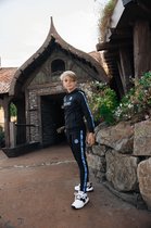 Malelions Junior Warming Up Hoodie - Black/Blue