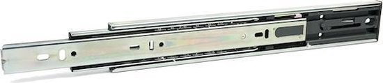 Coulisses de tiroir en acier Cobra® Softclose 500 mm - extension complète - capacité de charge de 45 kg