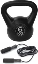 Tunturi - Fitness Set - Springtouw - Kettlebell 6 kg