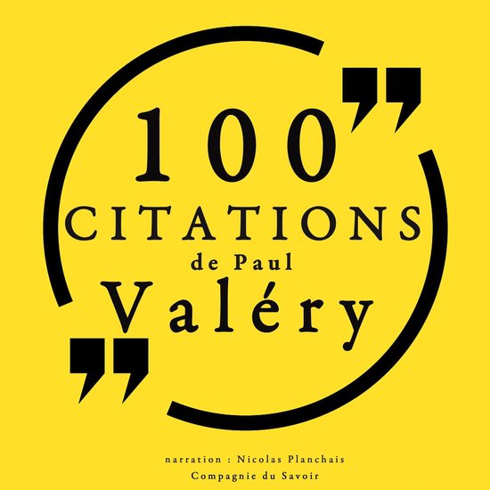100 citations de Paul Valéry - cover